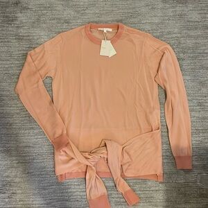 Maje knit sweater with tie detail